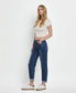 Lovervet Mid Rise Double Cuffed Barrel Jean