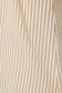 Gilli Sleeveless  Elastic Waist Side Slit Maxi Dress: Ivory-Taupe Stripe