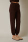 Gilli Waist Band Jogger Pants: Mocha