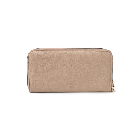 Kedzie Zip-Around Clutch Cream