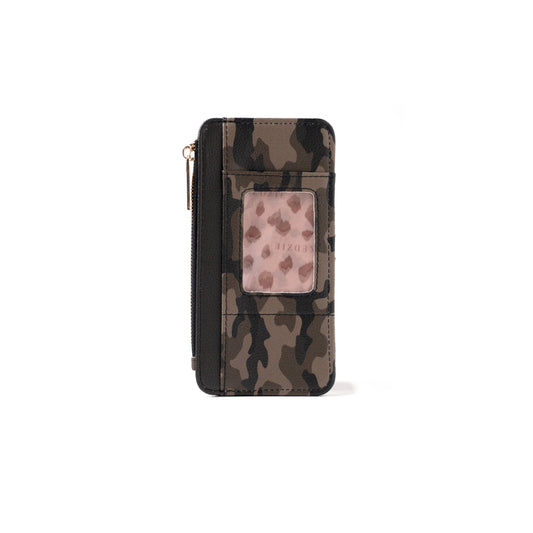 Kedzie Essentials Only Zippered CC Wallet - Camoflage