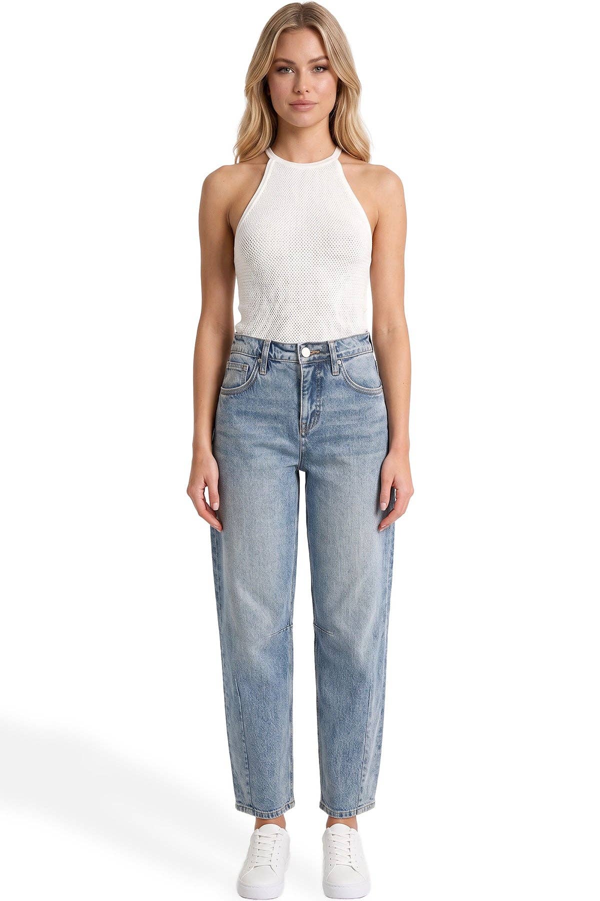 RFM High Rise Barrel Jeans