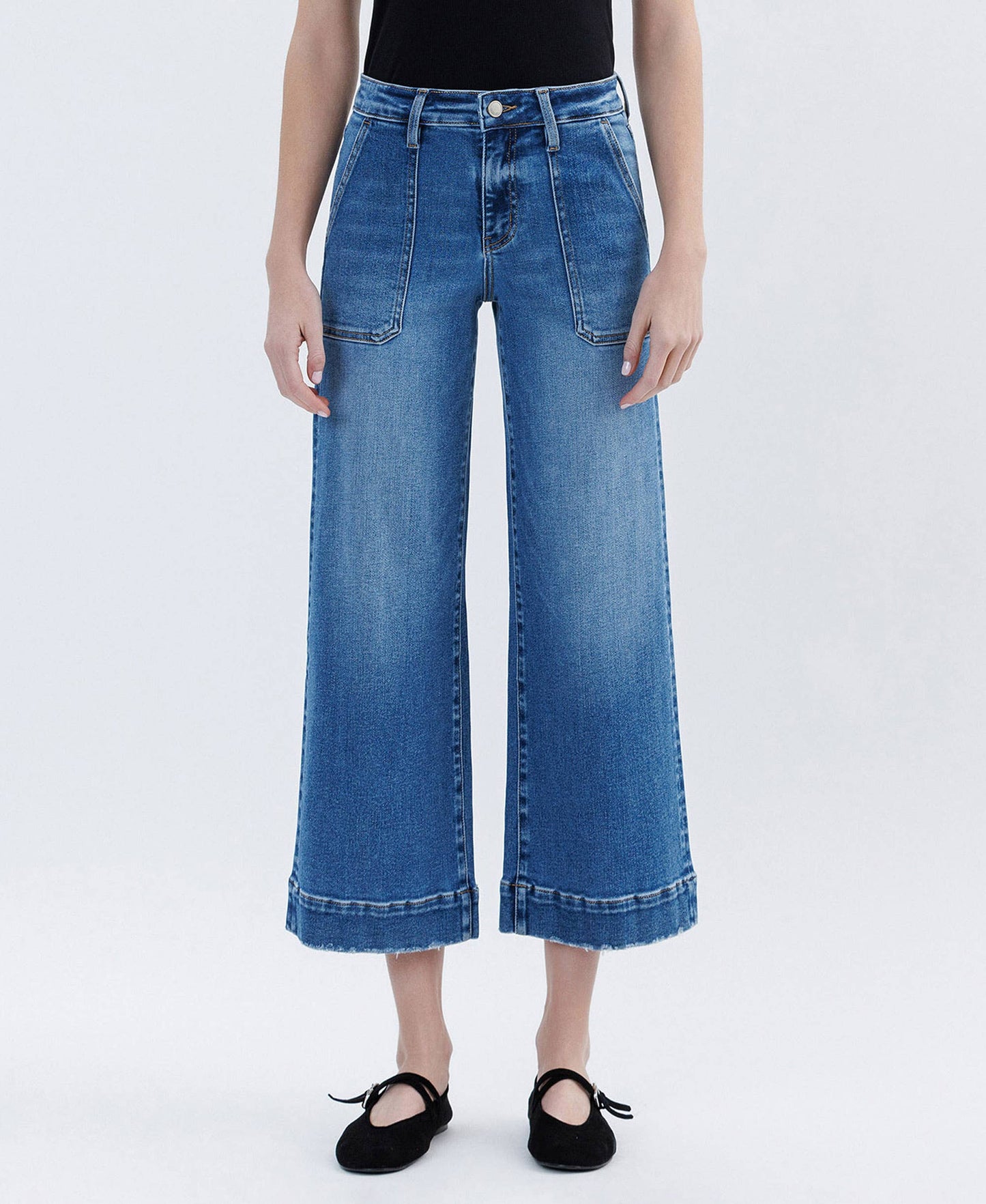 Lovervet High Rise Utility Wide Crop Leg