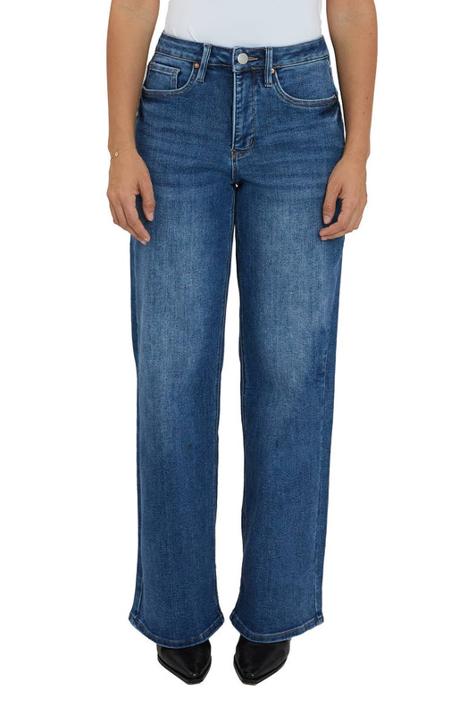 Chloe RFM High Rise Wide Leg Jeans