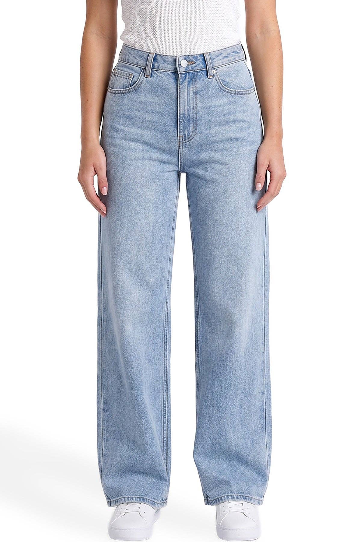 Chloe RFM High Rise Wide Leg Jeans