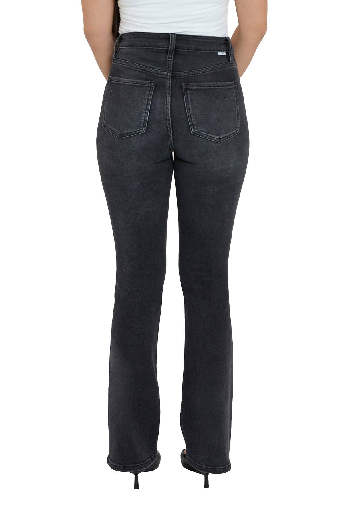 Plus Mia High Rise Dk Wash Slimmers Bootcut Jean
