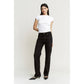 Mica Denim High Rise Straight Leg - Moon Black