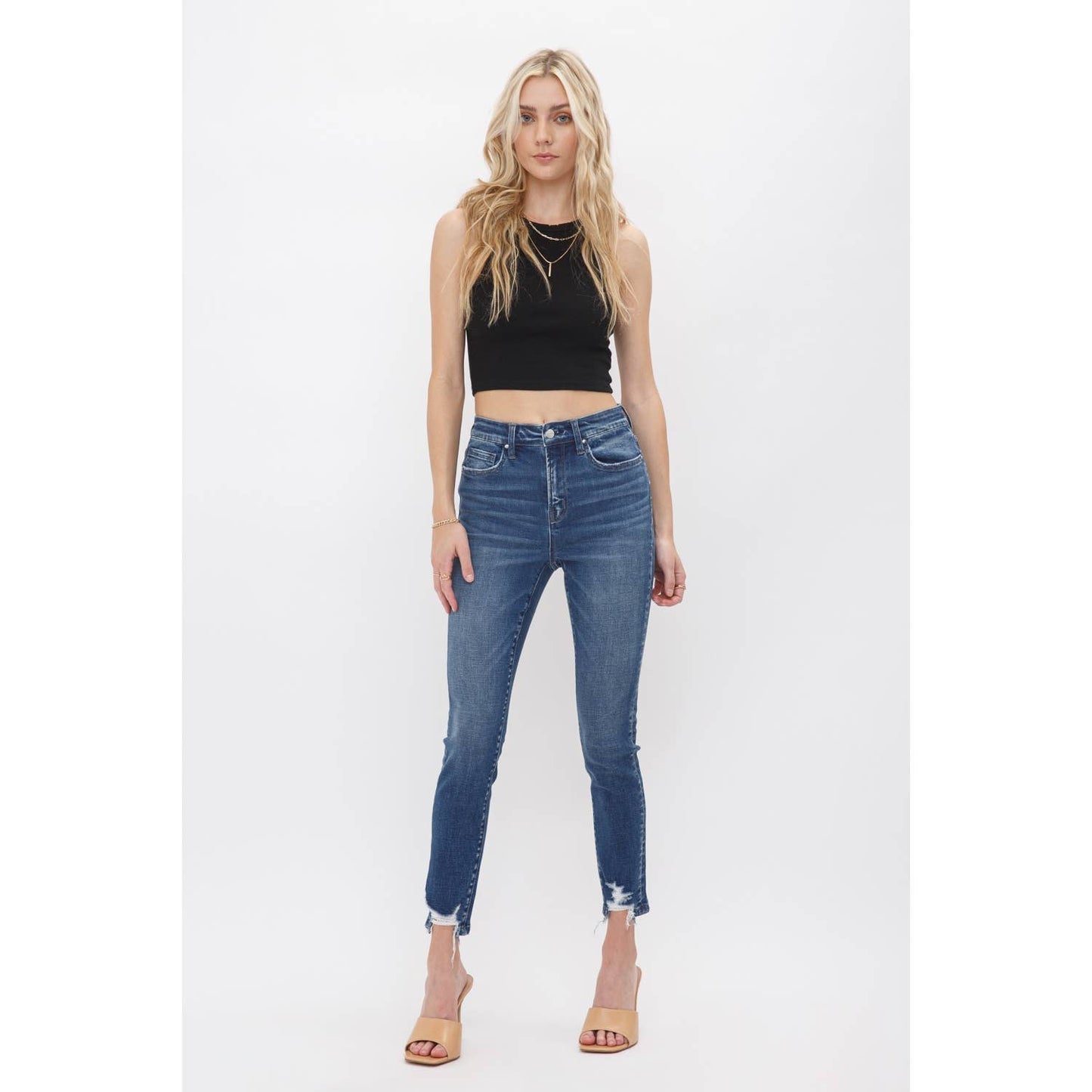 Mica High Rise Crop Skinny