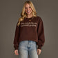 Husband's Problem Embroidered Sweatshirt