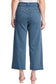 Chloe High Rise Cropped Wide Leg Jeans: Blue Slate