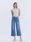 Lovervet High Rise Two Button Trouser Hem Wide Leg