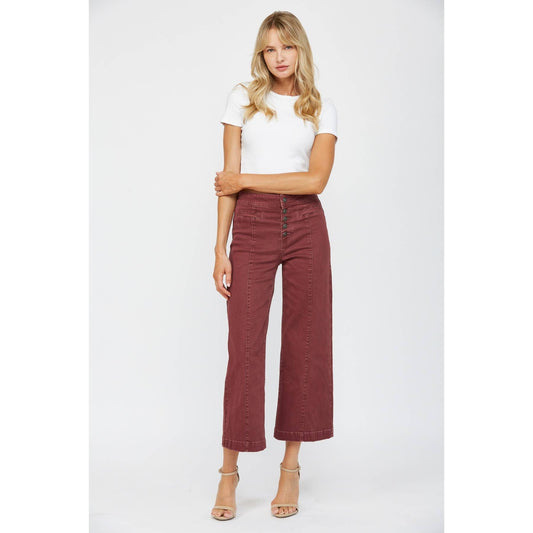 Mica High Rise Crop Wide Leg