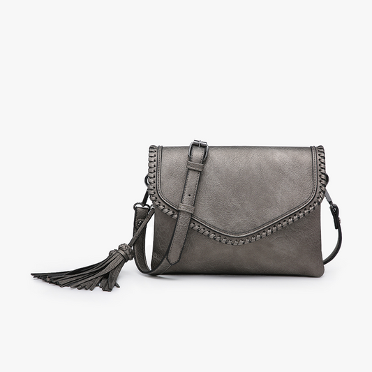 Jen & Co. Pewter Sloane Crossbody