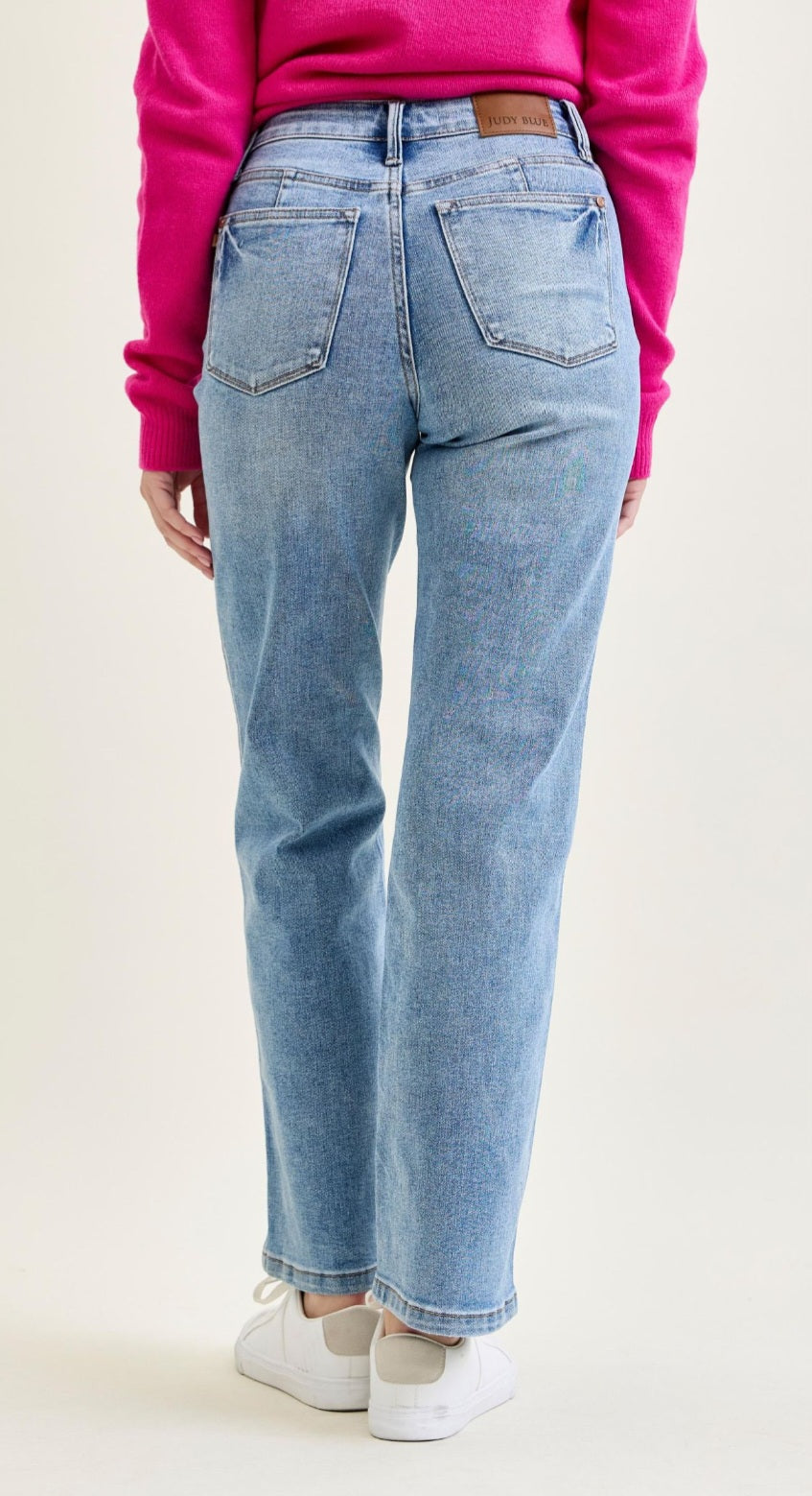 Judy Blue Tummy Control Mid Rise Straight Fit