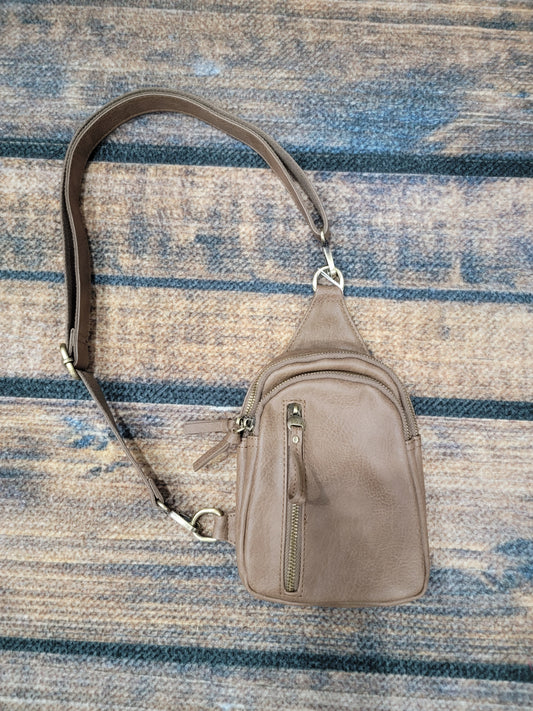 Joy Susan Brown Sling Bag
