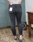 Lovervet Reg/Curvy by Vervet Black Washed Mid Rise Skinny Jeans