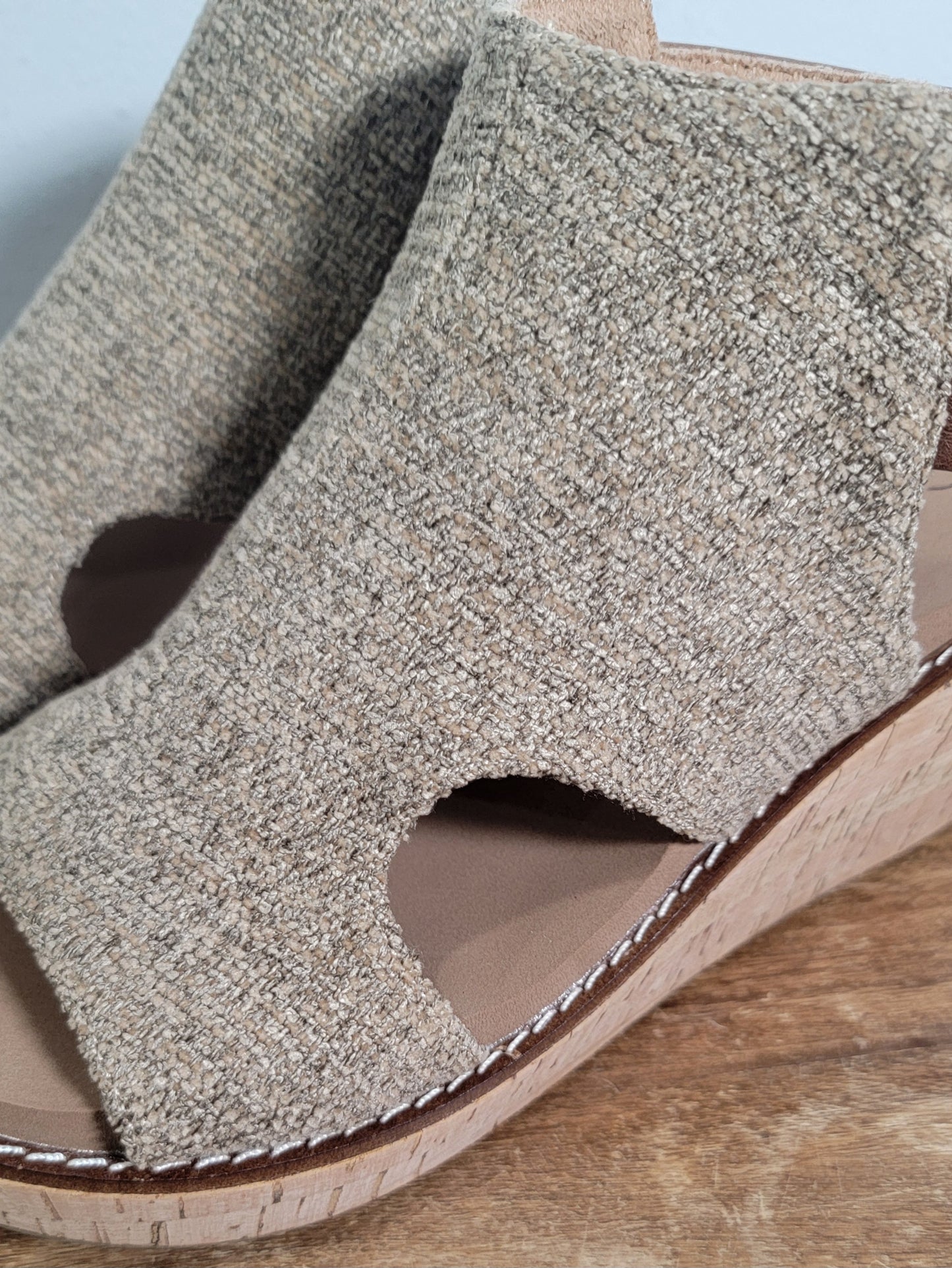 Corkys Falling Hard Wedge Sandal - Tan