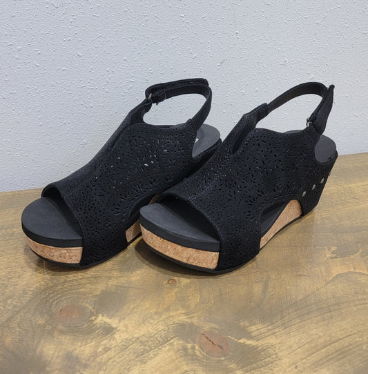 Very G Black Free Fly Wedge