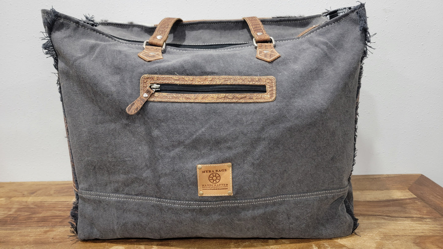 Myra Saddle Bell Weekender Bag- Wild Clay #2