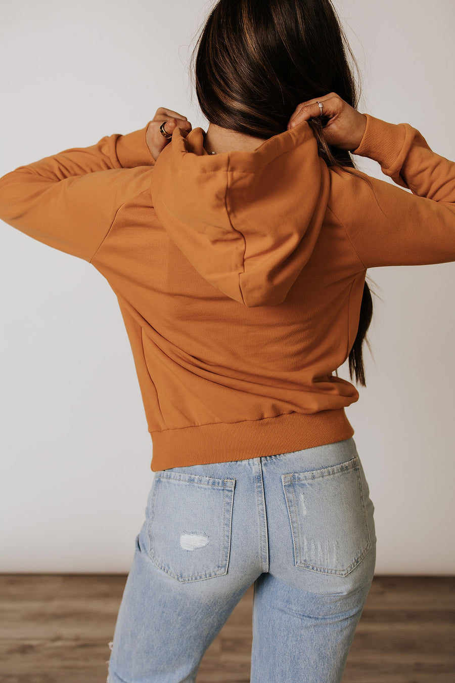 Ampersand Ave Elevated Hoodie - Marigold