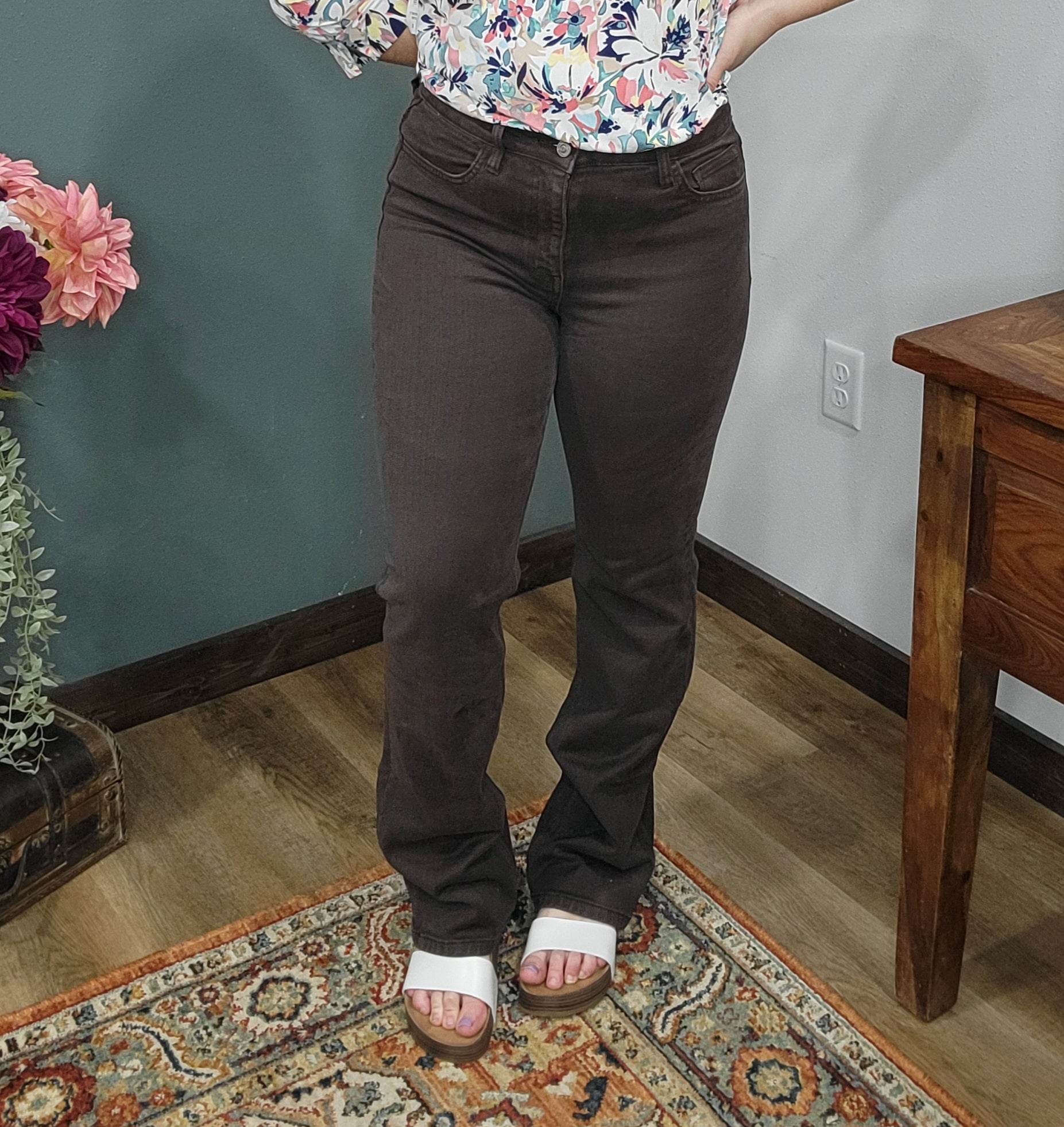 Flying Monkey Java High Rise Bootcut Jeans – Rocky Road Boutique