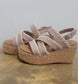 Very G Bethany Wedge Taupe