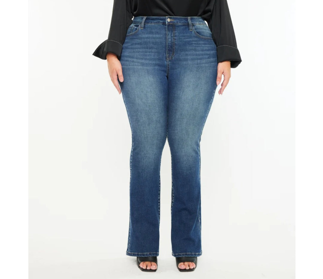 KanCan Essentials Curvy High Rise Skinny Bootcut Jean