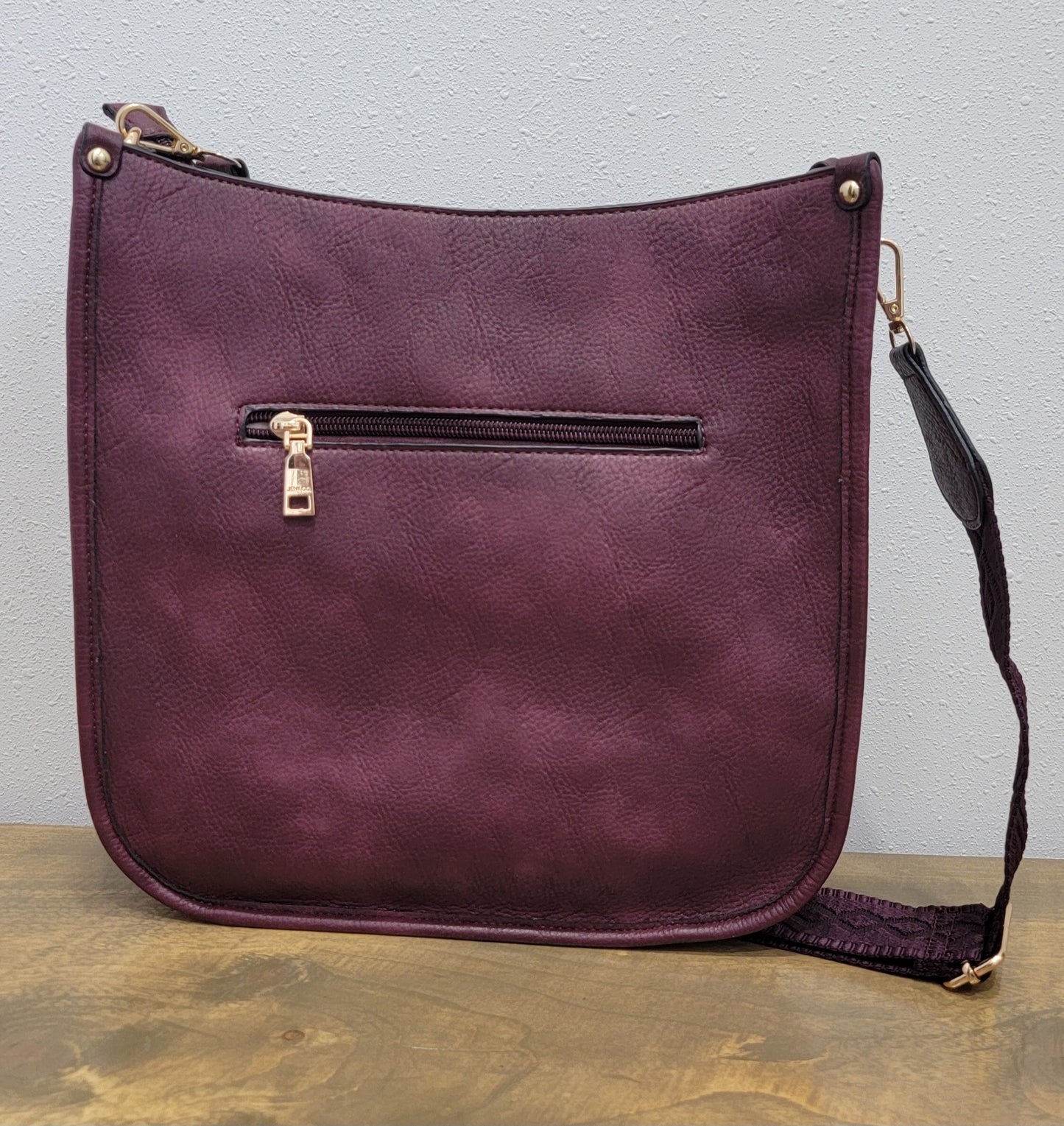 Jen & Co. Chloe Cherry Lacquer Crossbody Bag