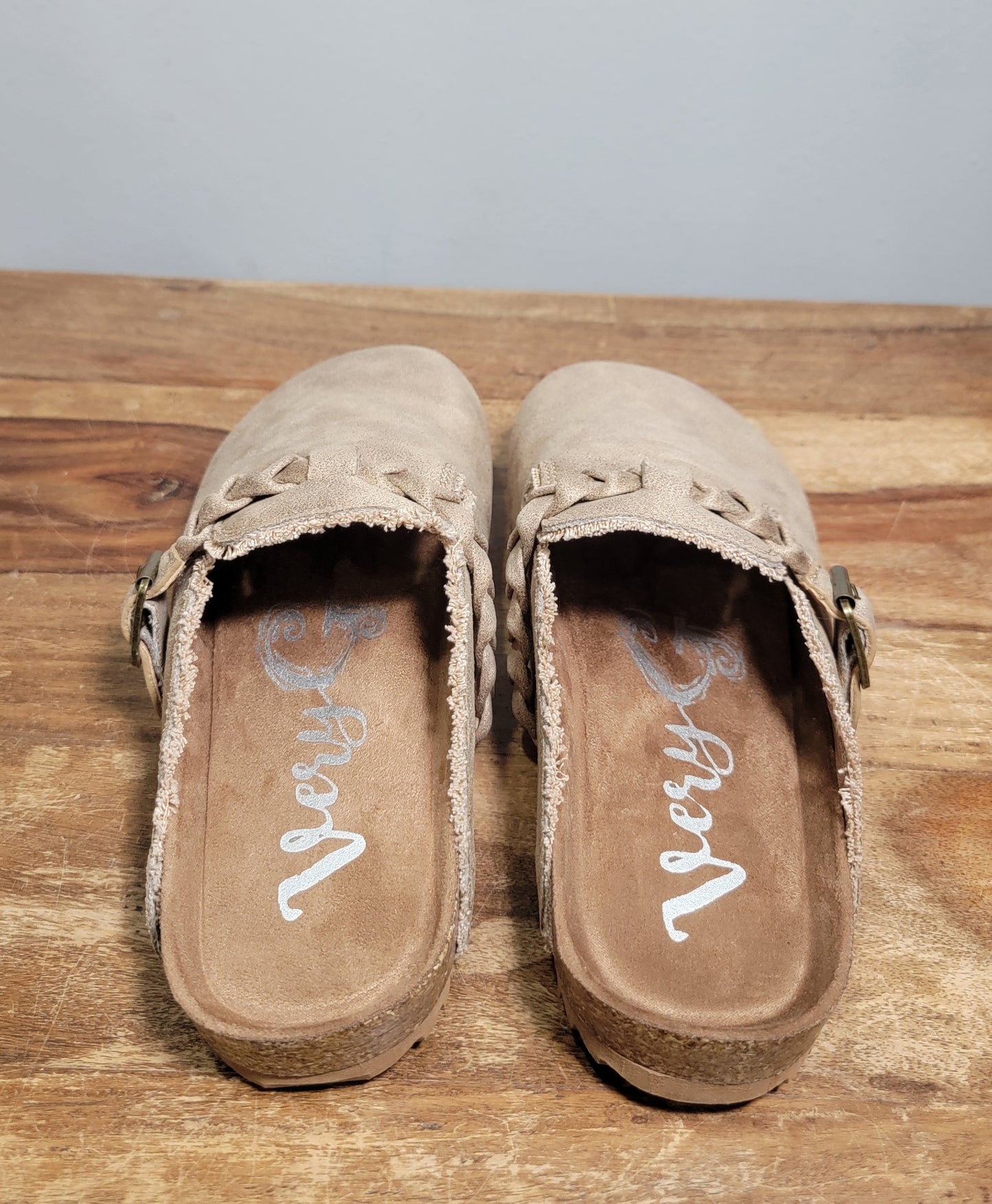 Very G Braided Slip On in Iris 3 Beige