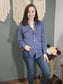 Michelle Mae Navy Button Up Shirt