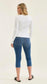 Judy Blue Mid Rise Capri