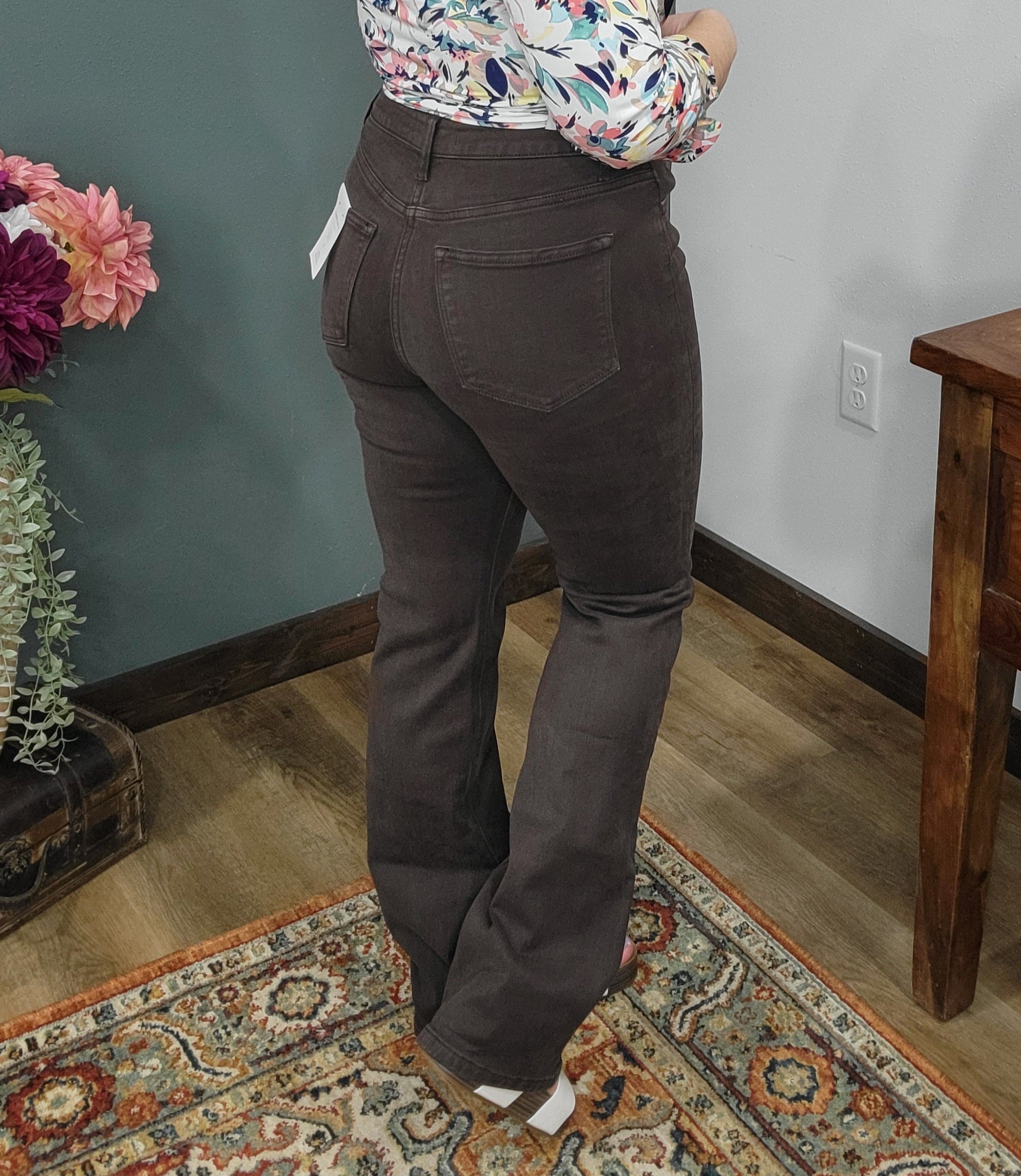 Flying Monkey Java High Rise Bootcut Jeans – Rocky Road Boutique