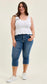 Judy Blue Mid Rise Capri