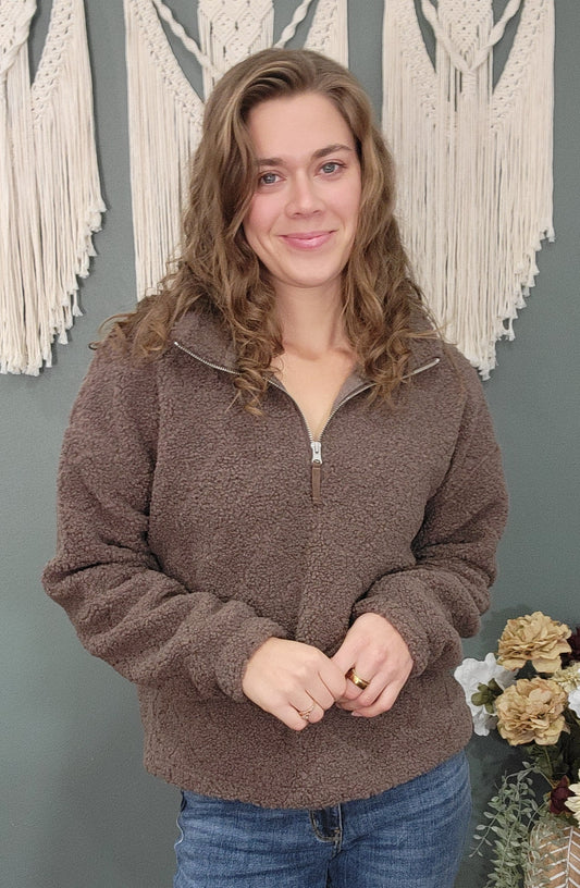 Thread & Supply Barbara Pullover - Brown