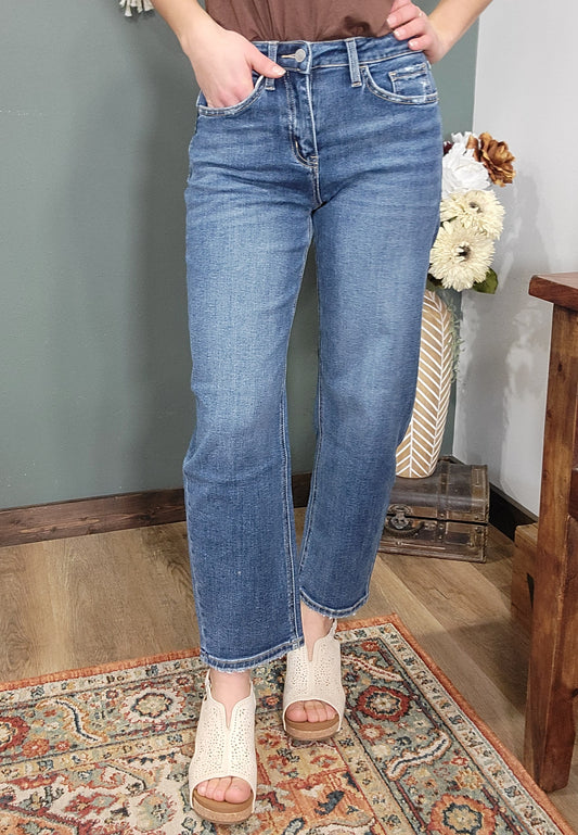 Lovervet High Rise Barrel Jean