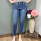 KanCan Reg/Curvy Cigarette Fit Medium Wash Jean