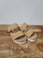 Very G Suede Velcro Sandal / Paislee Tan