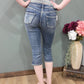YMI Acid Wash Capri Jean