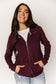 Ampersand Ave Full Zip Hoodie - Velvet Plum