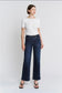 Mica Denim High Rise Wide Ankle with Patch Pocket