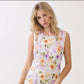 Bombom Floral Ribbed Tank Top