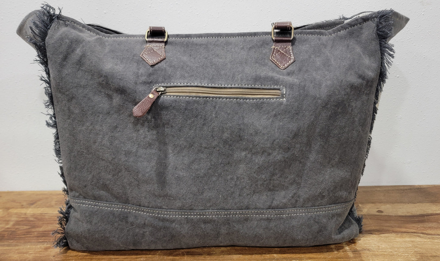 Myra Bag Rosalinda Cross Stitched Weekender Bag #1