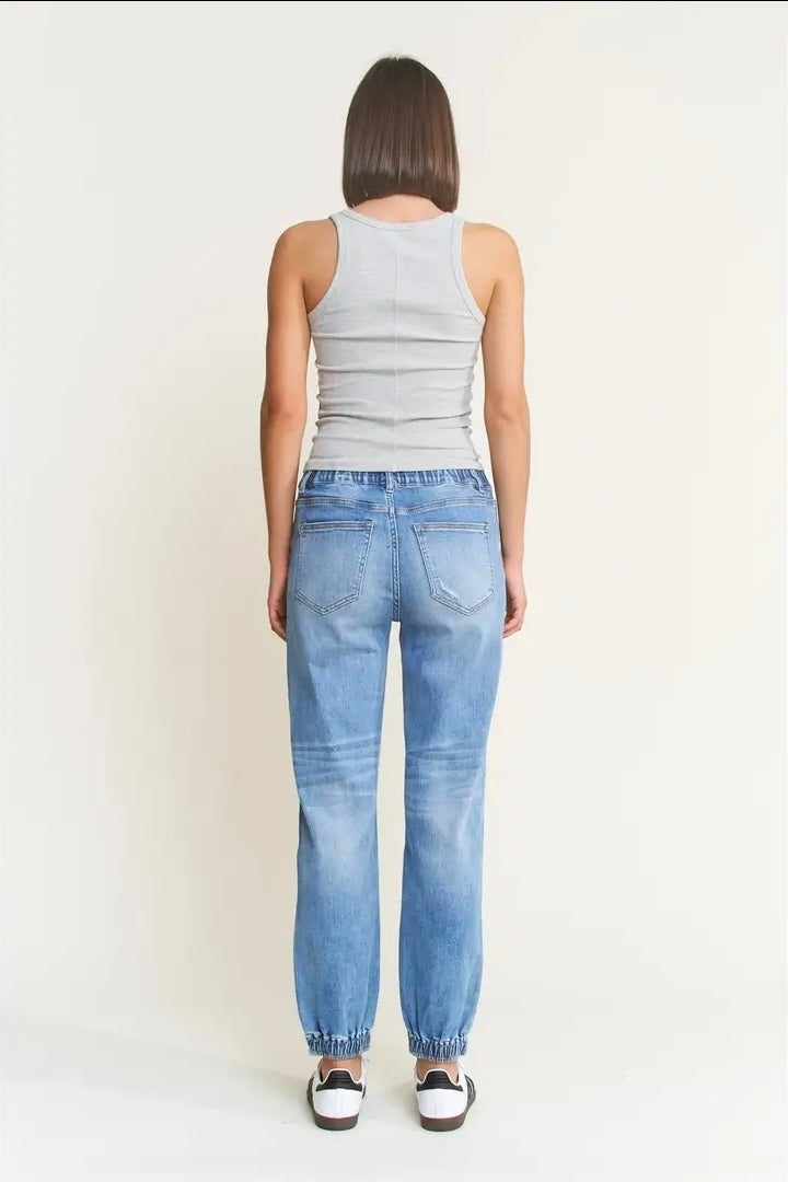 Mica Denim Super High Rise Jogger