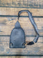 Jen&Co Navy Decorative Strap Sling Bag