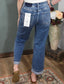 Risen Denim Mid-Rise Boyfriend Cuffed Jean - Reg/Curvy
