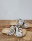 Very G Cream Taurus Cheetah Sandals