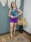 Judy Blue Purple High Rise Tummy Control Denim Shorts