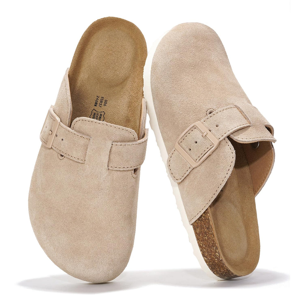 Project Cloud Belmont Clog - Sand Suede