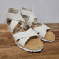 Very G Cream Sadie Sandals