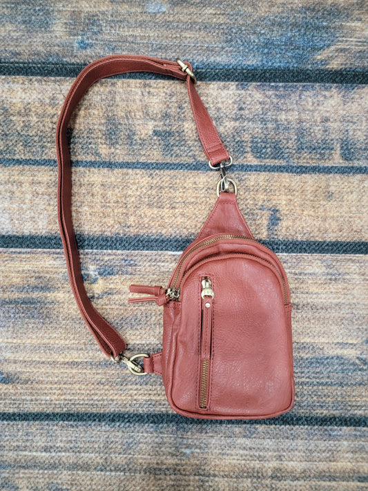 Joy Susan Dark Rust Sling Bag